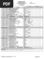 Studenttranscript