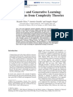 Adaptive and Generative Learning Implications From Complexity Theories