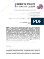 As Culturas Silenciadas e Marginalizadas Na Escola PDF