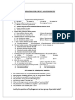 Periodic Classification of Elements and Periodicity: Q#1. Select The Suitable Option