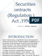 The Securities Contracts (Regulation) Act, 1956