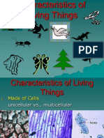 Characteristics of Living Things