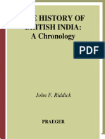 John F. Riddick The History of British India A Chronology 2006