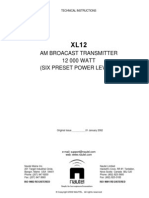 XL12 Technical Instruction Manual