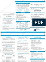 National Leaflet About CKD and eGFR For GPs (Updated September 2007)