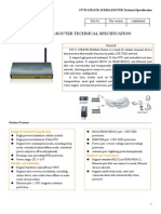 f3725 Lte&Td-scdma Router Specification