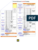 Workout - Sheet - Football 30-Week Off-Season Training Week 5-9