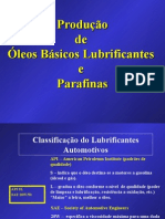 Produção de Óleos Lubrificantes e Parafina