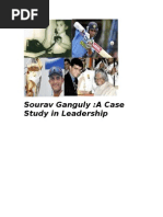 Leadership Case Study On Saurav Ganguly