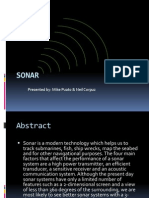 Sonar: Presented By: Mike Puato & Neil Corpuz