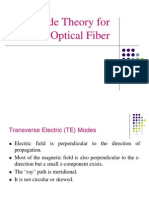 Mode Theory For Optical Fiber