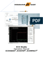 ECO Studio Operation Manual ECOVARIO ECOSTEP 090625 Engl