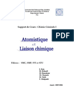 Atomistique & Liaisons Chimique Deug s1