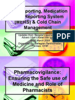 ADR Reporting, Medication Error Reporting System 