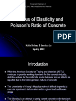 Young Modulus and Poisson Ratio