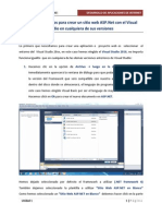 UNIDAD 1 - Pasos para Crear Un Sitio Web ASP - Net Con Visual Studio