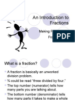 An Introduction To Fractions