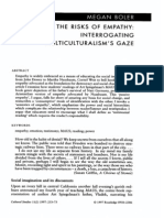 The Risks of Empathy Interrogating Multiculturalisms Gaze by Megan Boler-Libre