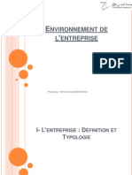 Environnement de L - Entreprise Cour Complet