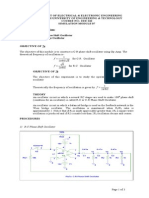 Name of The Simulation:: 1 For C-R Oscillator 2 RC 6 6 For R-C Oscillator 2 RC