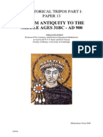 From Antiquity To The Middle Ages 31bc - Ad 900