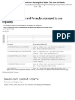 MS Excel Functions and Formulas You Need To Use Regularly - Planning Engineer