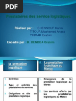 Prsentationlesprestataireslogistiques 130430042612 Phpapp01