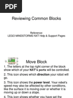 Reviewing Common Blocks: Reference: LEGO MINDSTORMS NXT Help & Support Pages