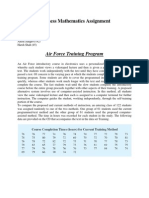 Business Mathematics Assignment