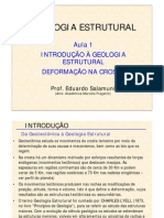 Aula 1 - Introdução À Geologia Estrutural - Prof Eduardo Salamuni