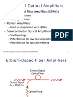 Lecture 23 Intro To Optical Amplifiers