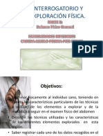 Interrogatorio y Exploracion Fisica. Miembros Inferiores