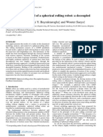 Modeling and Control of A Spherical Rolling Robot A Decoupled Dynamics Approach