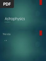 Astrophysics