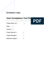 Acceptance Test Plan