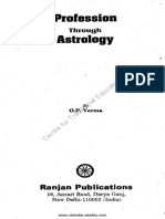 Profession Through Astrology by O P Verma