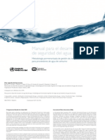 Manual para El Desarrollo de Planes de Seguridad Del Agua (PSA)