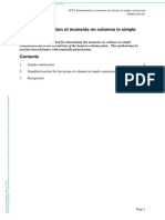 NCCI: Determination of Moments On Columns in Simple Construction