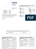 Survey Questionnaire On The Impact of Time Management Towards Academic Achievement of Students in Uum