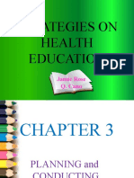 Strategies On Health Education