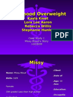 Nutrition 415 - Case Study Power Piont