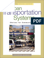 Urban Transportation Systems