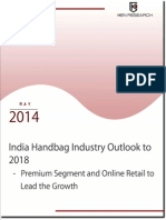 India Handbag Industry, Online Luxury Handbag Industry Outlook To 2018