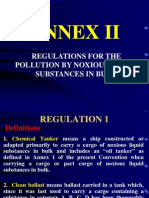 Annex Ii: Regulations For The Pollution by Noxious Liquid Substances in Bulk