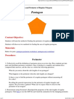 Area and Perimeter of Regular Polygons