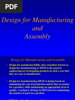 Design For Manufacturing and Assembly