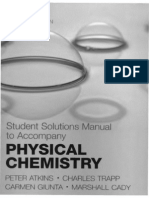 Atkins Physical Chemistry 8e (Student Solutions Manual)