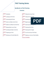 FAO Fish Handbook Fish Farming