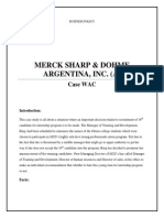 Merck Sharp & Dohme Argentina, Inc. (A)