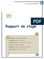 Rapport de Stage Fadila Manalle SABRY